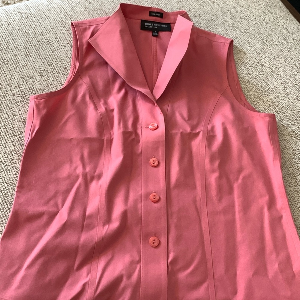 Dusty pink button up